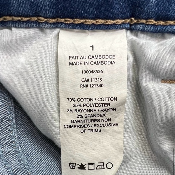 Garage high waist stretch jeggings medium wash. Size: 1 (Juniors) - Picture 10 of 13